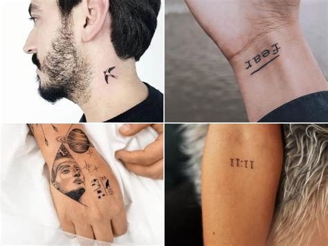 tattoos pequeos para hombres|Mejores tatuajes pequeños para hombre en fotos